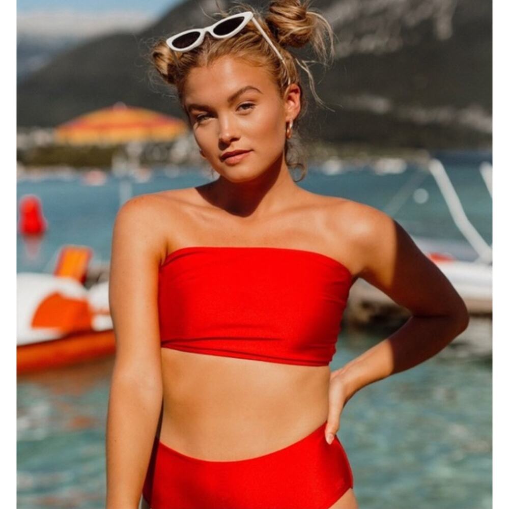 Albion Red Bikini Set